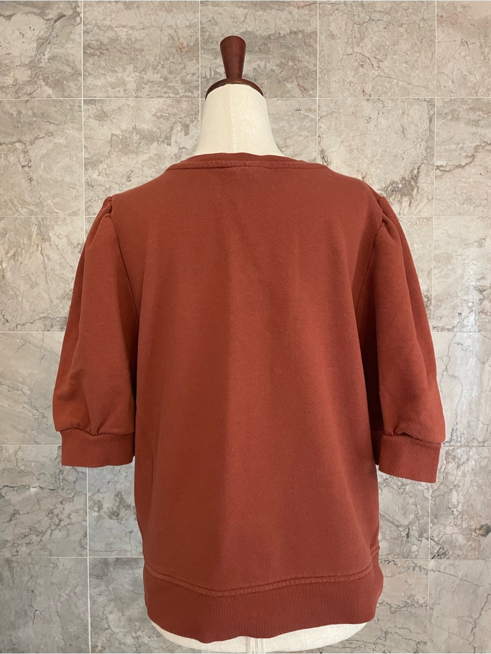 DKNY Puff Short Sleeve Top - Picture 6 of 8